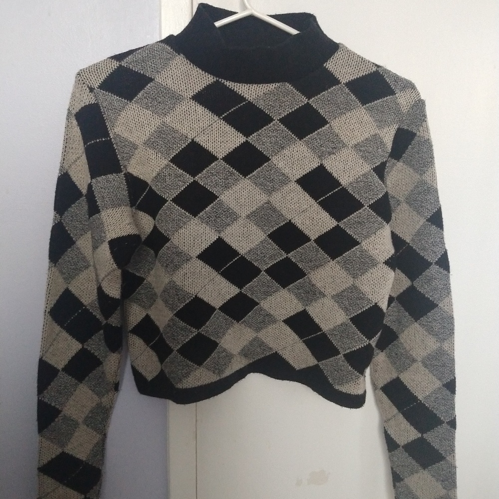 Vintage Le Chateau Crop Top Sweater